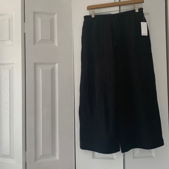 Wide leg organic cotton pant - Picture 2 of 4